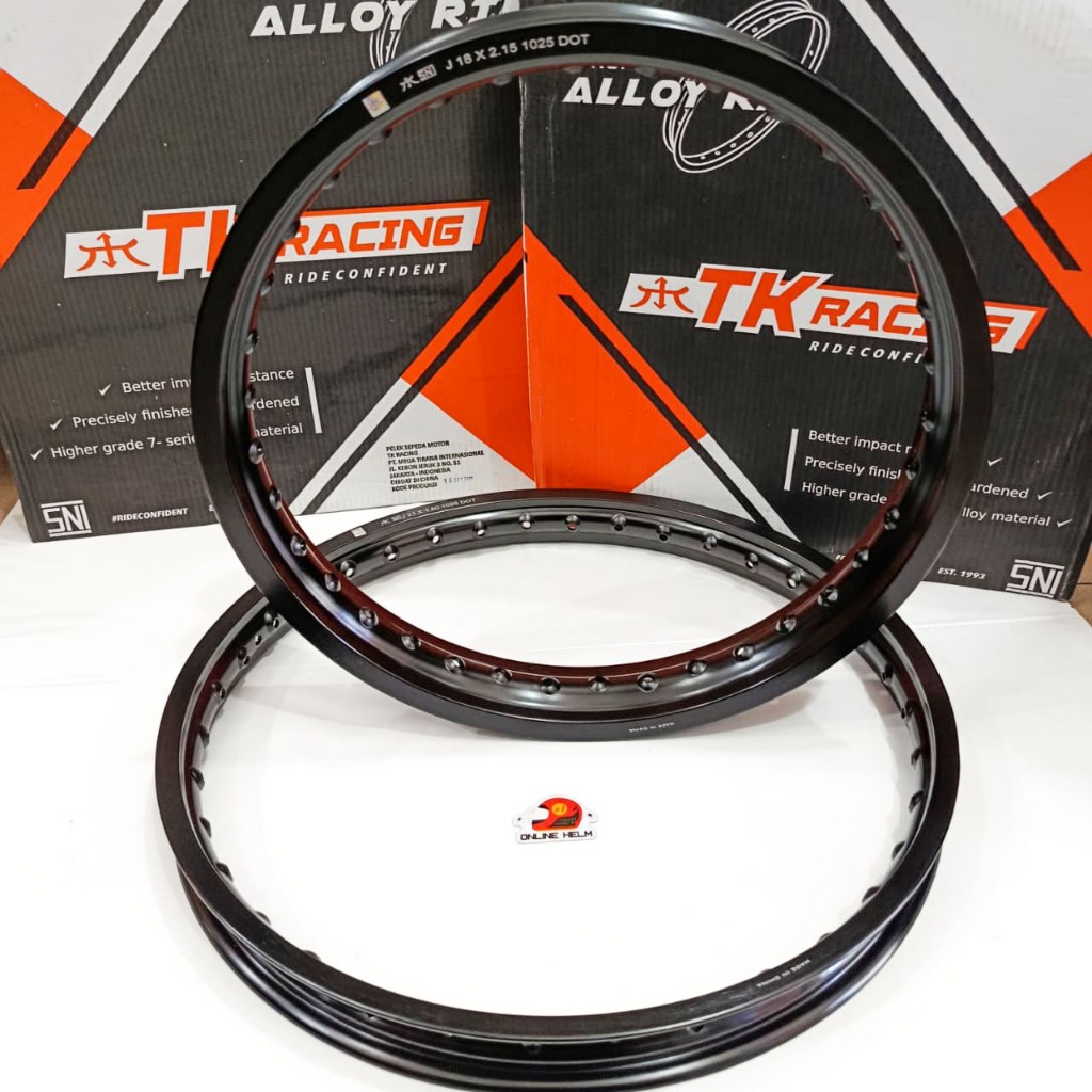 VELG TK RACING JAPAN 18 21 Lubang 28 Hole 28 Velg KLX DTRACKER GTX Custom Trail MX