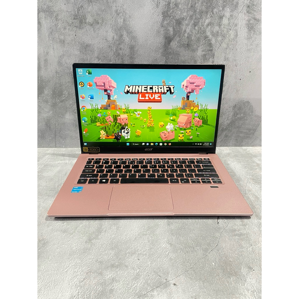 Laptop Second ACER SWIFT 1 N6000 RAM 4 GB SSD 512 GB 14inch FHD Murah Slim