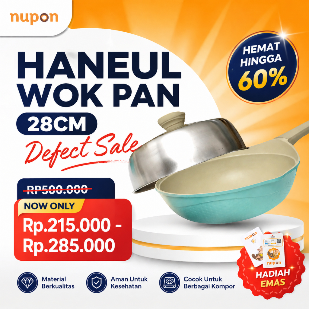 [DEFECT SALE]  NUPON Haneul Wok Pan 28cm