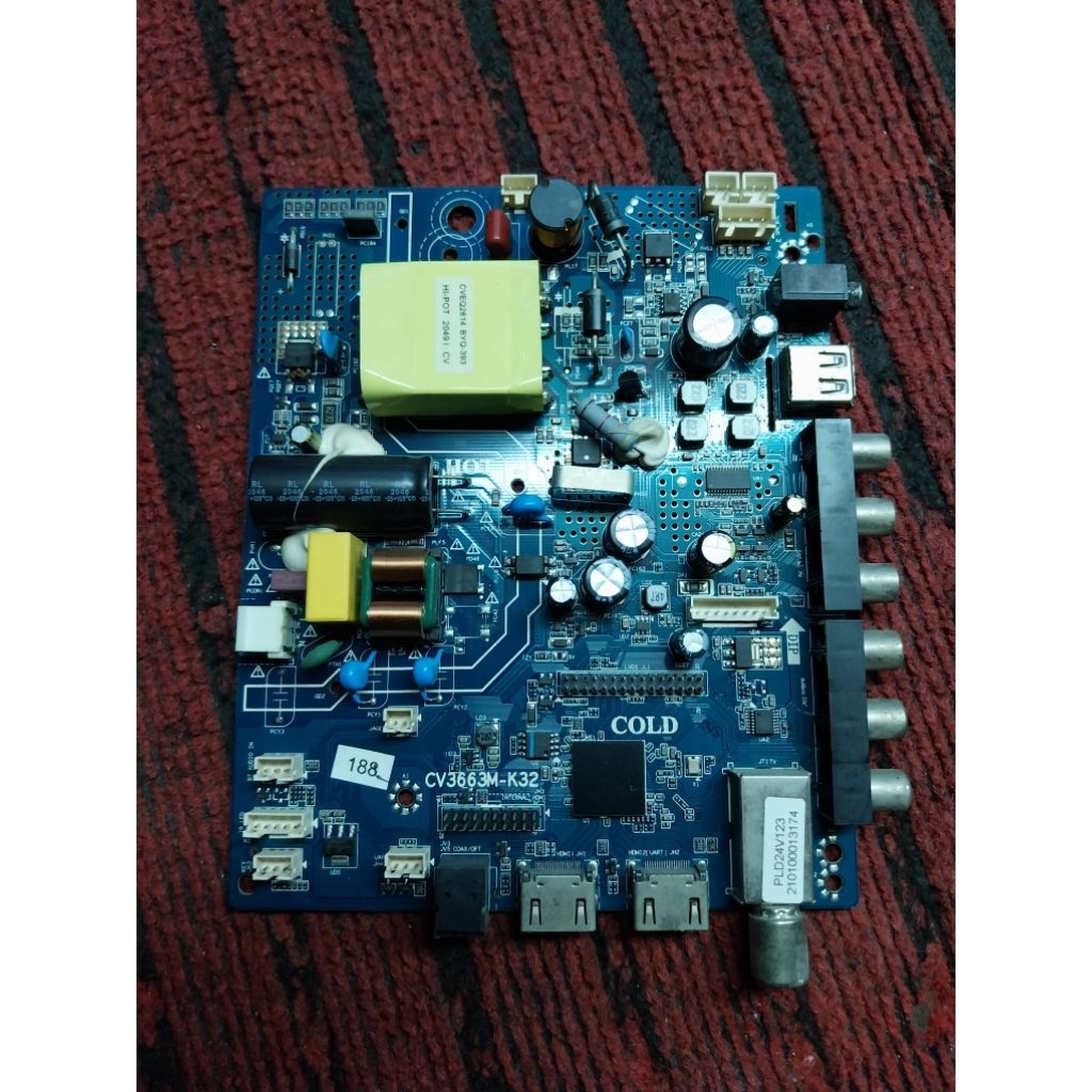 MB MAINBOARD TV POLYTRON DIGITAL PLD 24V123 - PLD24V123