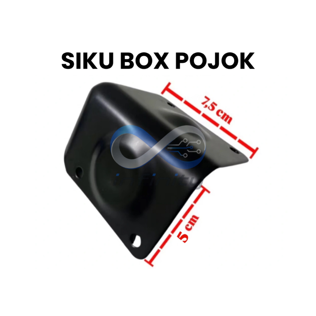 Salon Box Speaker, Siku Box Pojok Besi Hitam KE-45