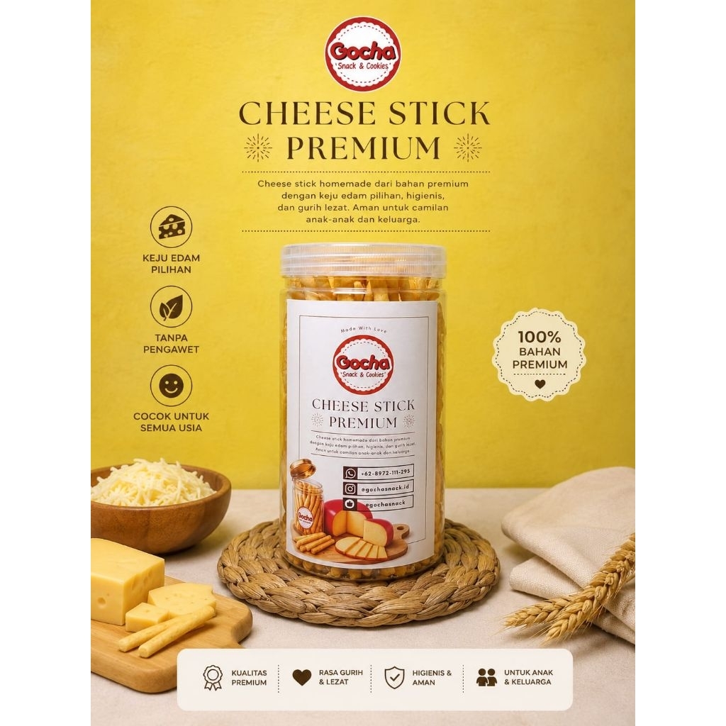 Cheese Stick Keju Edam Premium