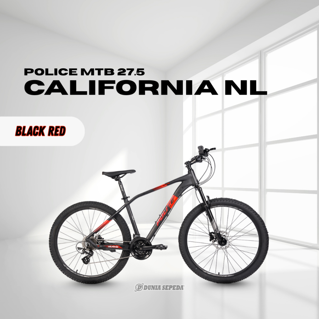 SEPEDA GUNUNG POLICE MTB  27,5 INCH CALIFORNIA NL