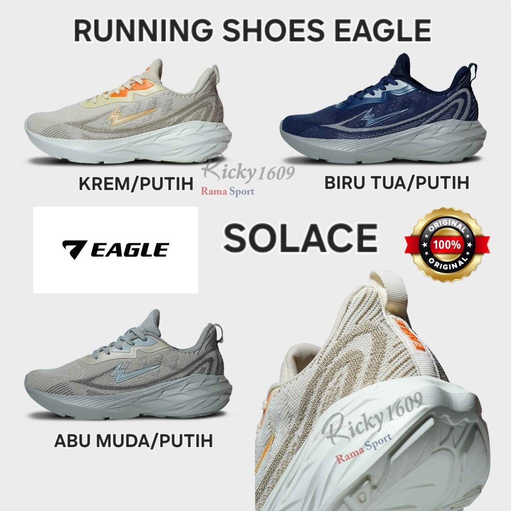 SEPATU RUNNING EAGLE SOLACE / SEPATU LARI EAGLE SOLACE - ORIGINAL EAGLE