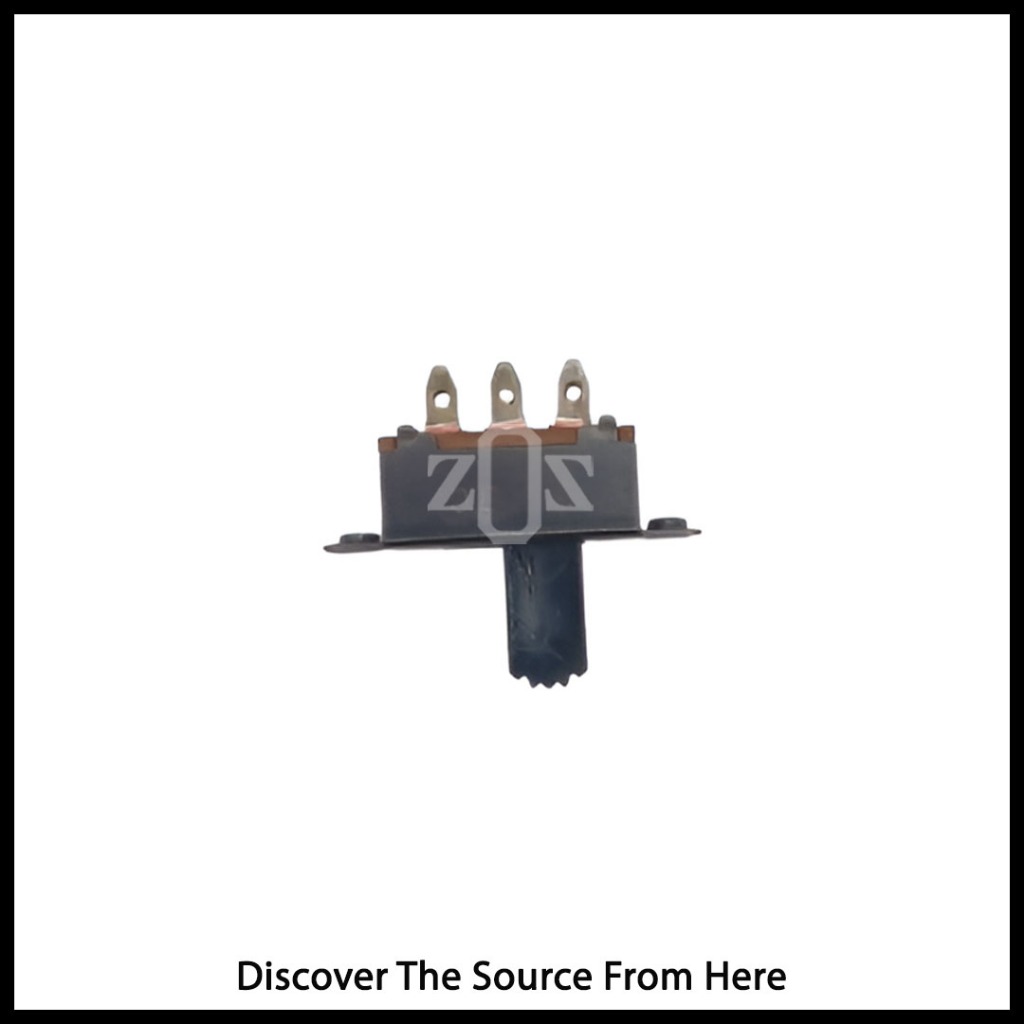 Mini Slide Geser Switch SPDT Switchcraft 3Pin Black