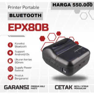 PRINTER BLUETOOTH KASIR 80MM THERMAL PORTABLE BERGARANSI