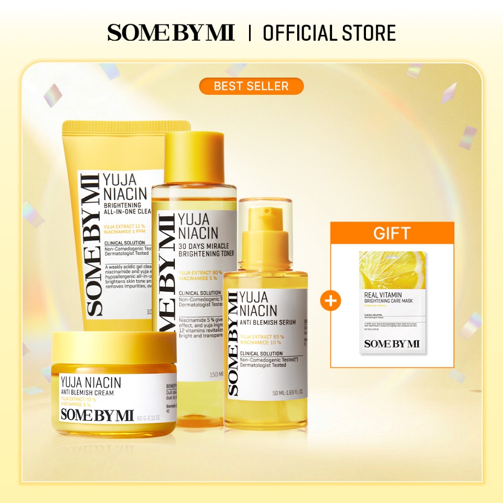 SOME BY MI Yuja Niacin Brightening 4 Step Set