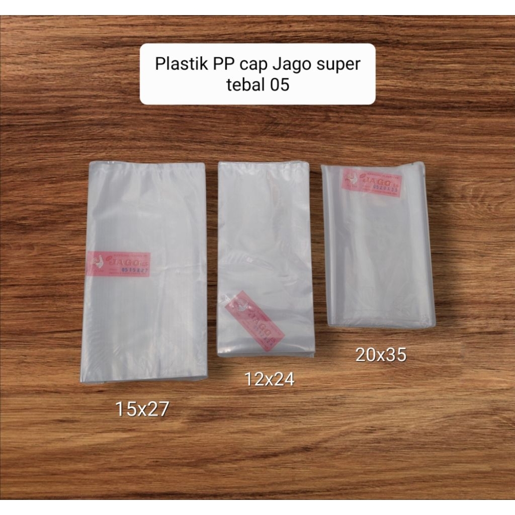 Plastik PP tebal 05 cap JAGO