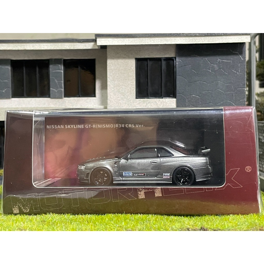 MotorHelix Nissan Skyline GT-R (Nismo) R34 CRS Ver Silver (SEAL)