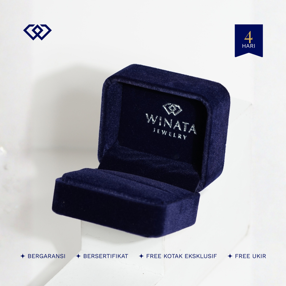 WINATA JEWELRY - KOTAK CINCIN RING BOX ECXLUSIVE BLUDRU