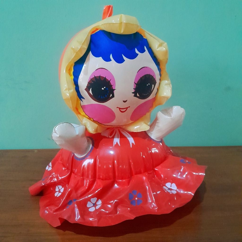 Mainan Jadul Balon Tiup Boneka Era 90an