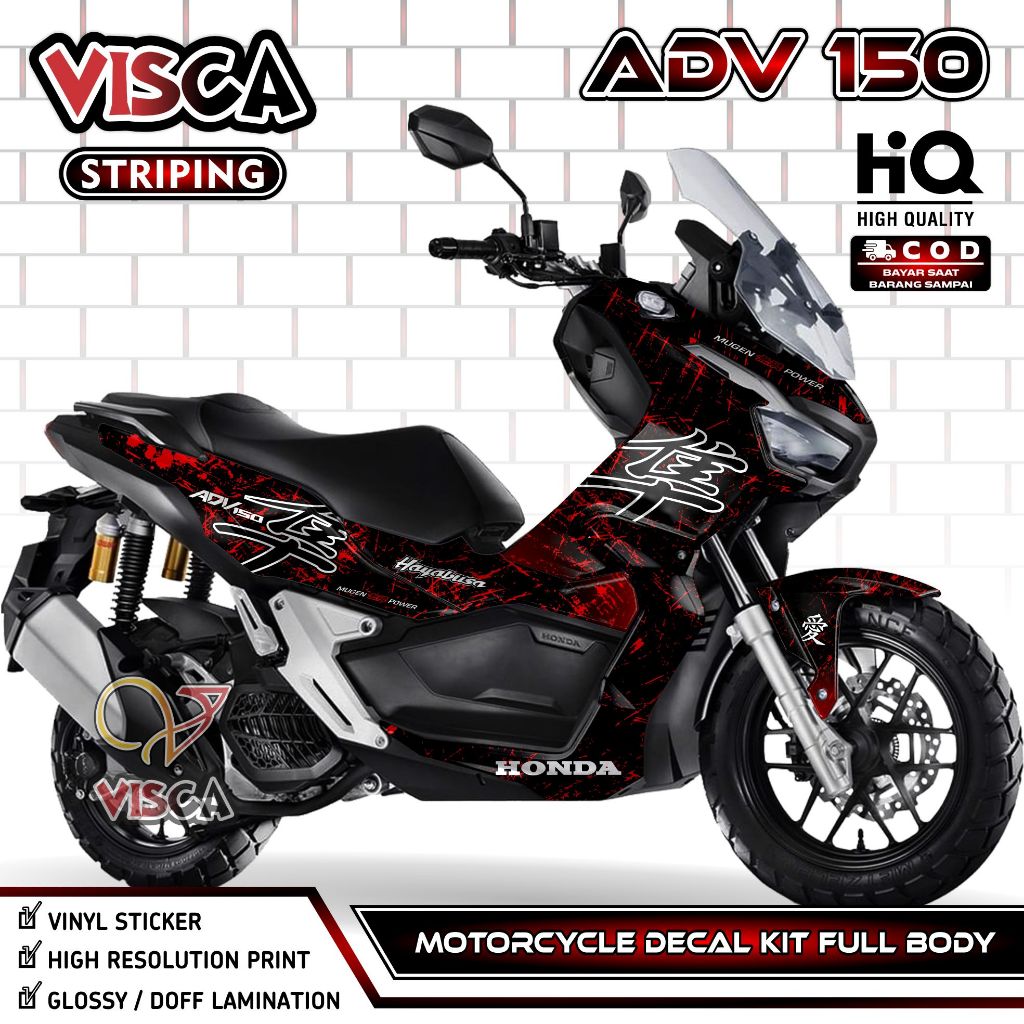 Decal ADV 150 Full Body - Stiker ADV 150 Full Body - Dekal ADV 150 Full Body - Striping ADV 150 Vari