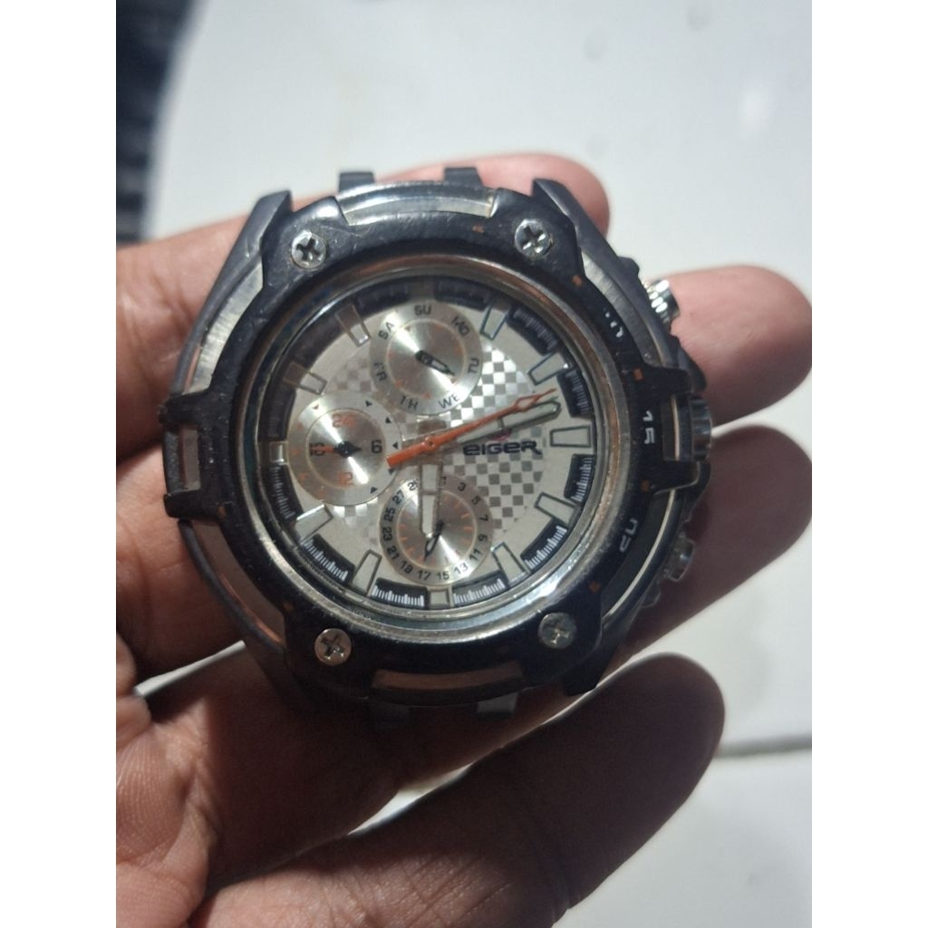 Jam Tangan eiger Chronograph original