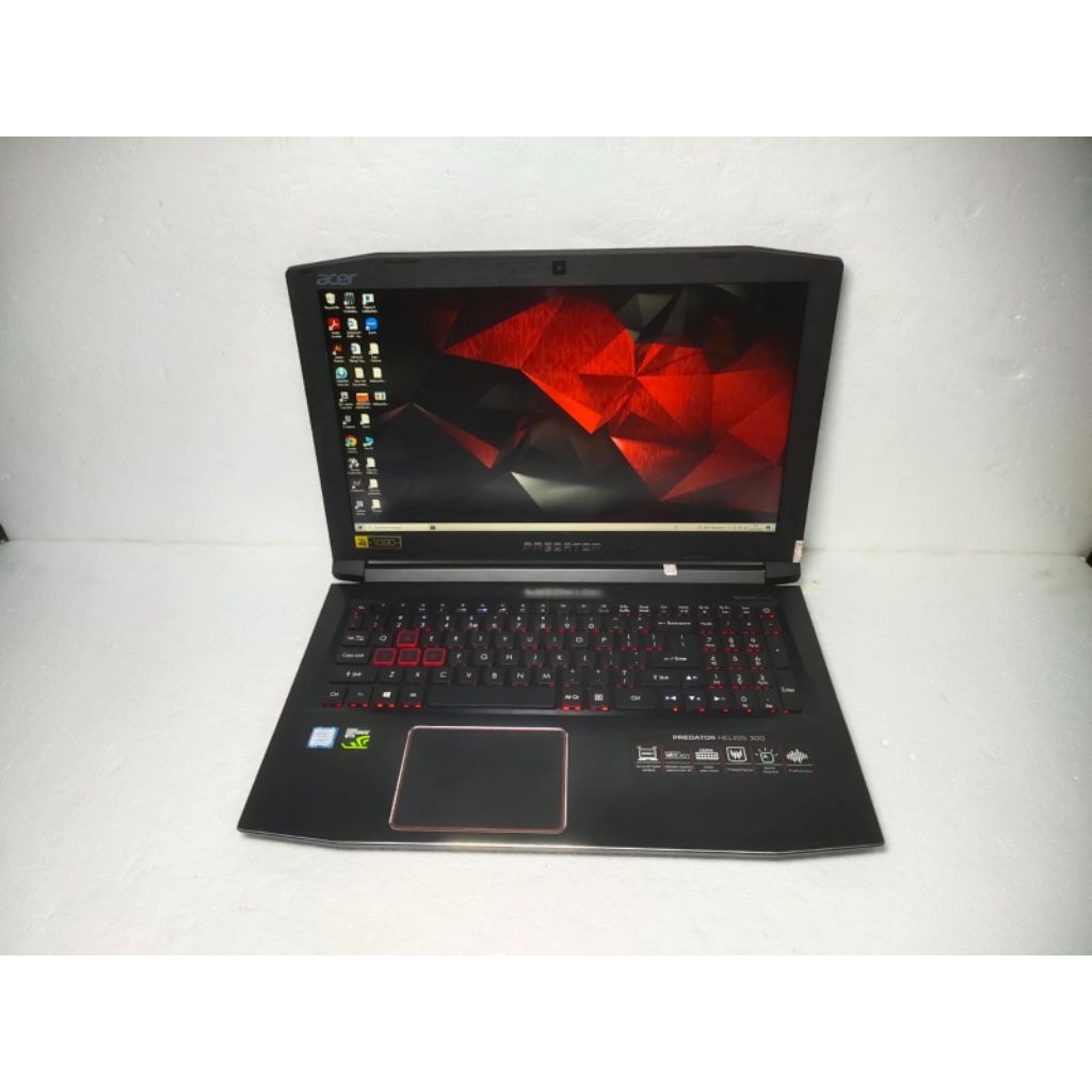 B727 Acer Predator Helios 300 PH315-51 core i7-8750H 12cpu(dodeca core) Ram 16GB ssd 256GB hdd 1TB k