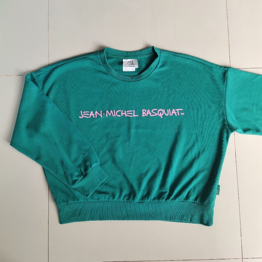 crewneck boxxy jean michel basquiat x frank stone size S