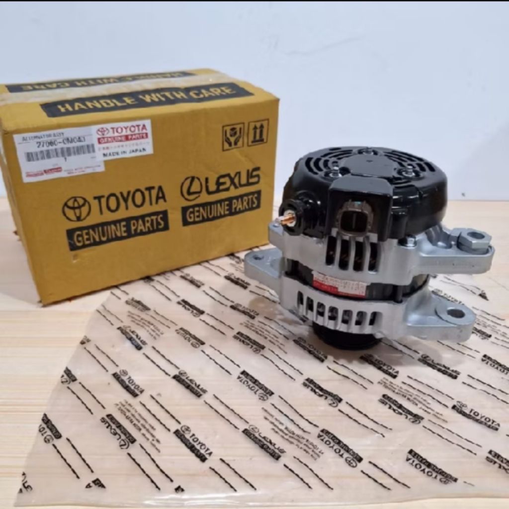 ALTERNATOR ASSY DINAMO CAS AMPERE ALTERNATOR ASSY 2006-2013 TOYOTA YARIS 27060-0M040 ORIGINAL