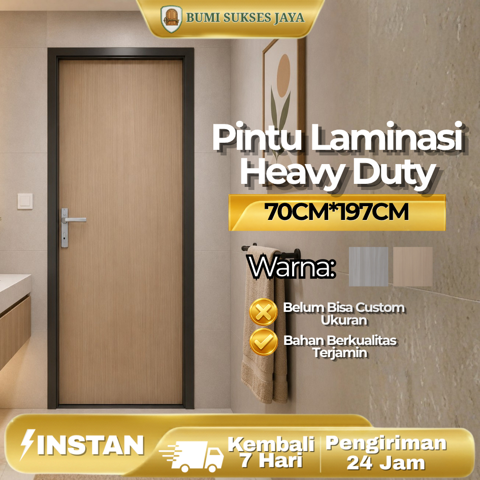 Pintu PVC Laminasi Heavy Duty Pintu Kamar Mandi PVC Pintu PVC Murah Pintu Minimalis PVC Pintu Kamar 