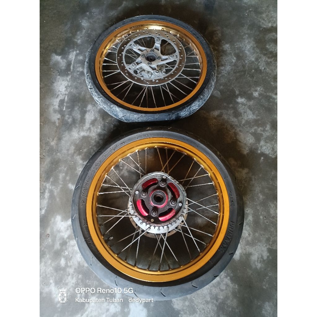roda velg full set ban 2nd ex new cb150r k56 PNP cbr150 led