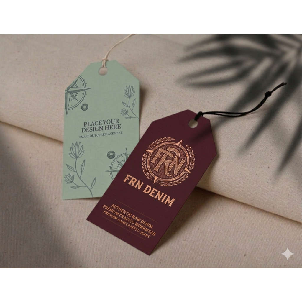 Hatngtag merk label celana pendedk cargo premium