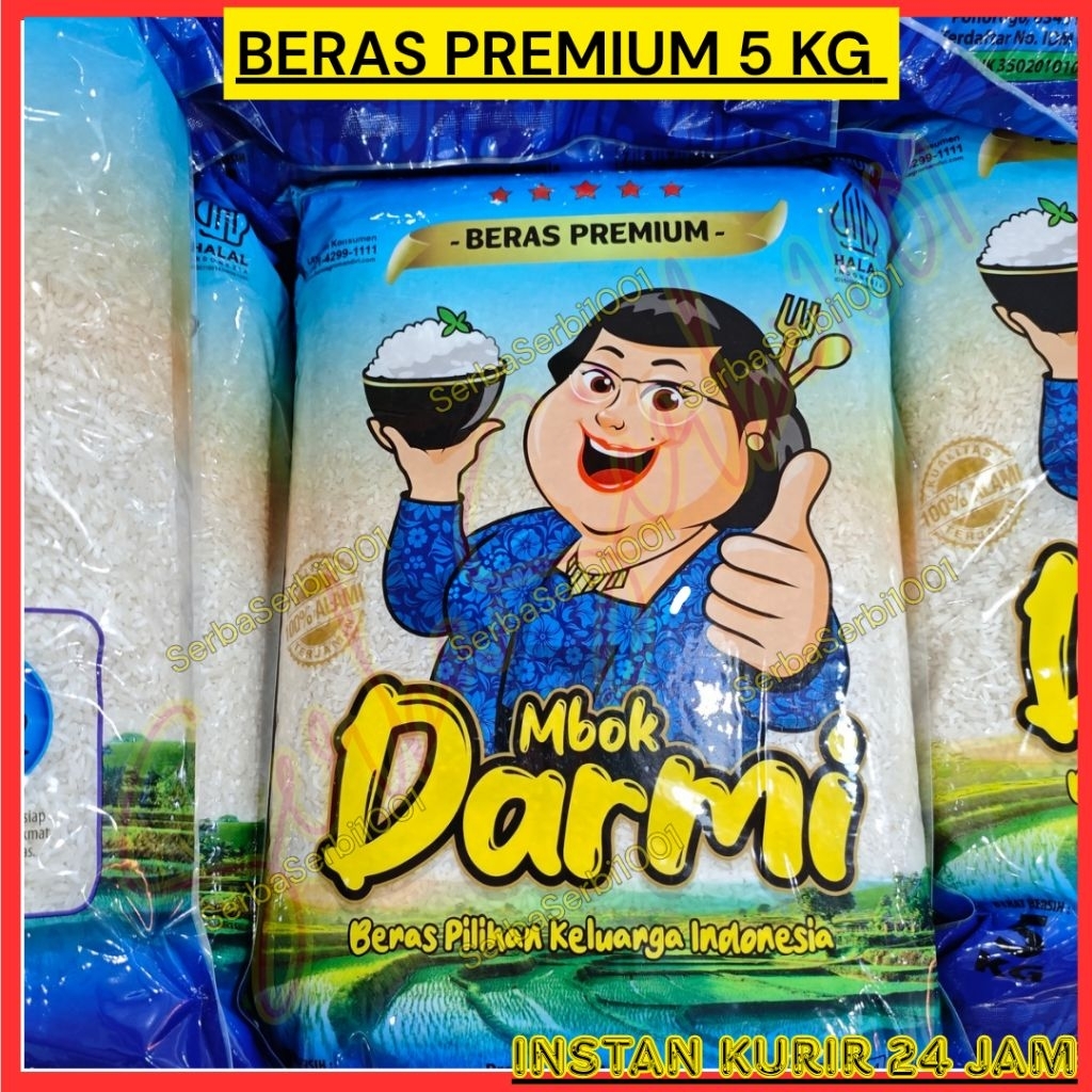 BERAS PREMIUM 5 KG MBOK DARMI