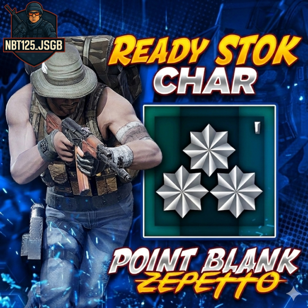 AKUN/CHAR POINT BLANK MAJOR 3 QC 37DAY - POINTBLANK ZEPETTO INDONESIA