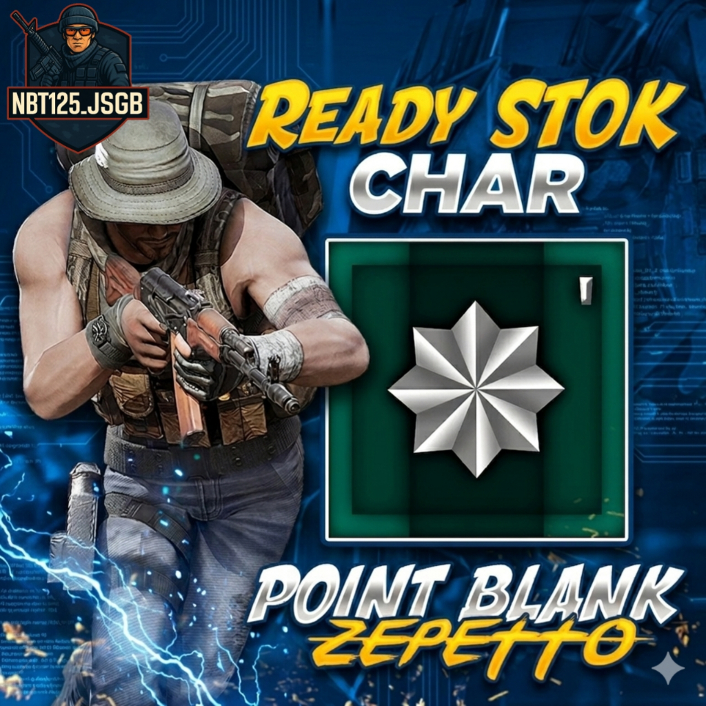 AKUN POINT BLANK MAJOR 1 QC 31DAY - POINTBLANK ZEPETTO INDONESIA