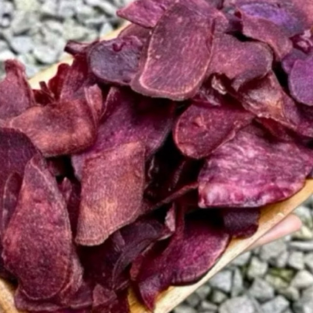 Kripik Ubi Ungu Original Snack Ubi Ungu Gurih Renyah