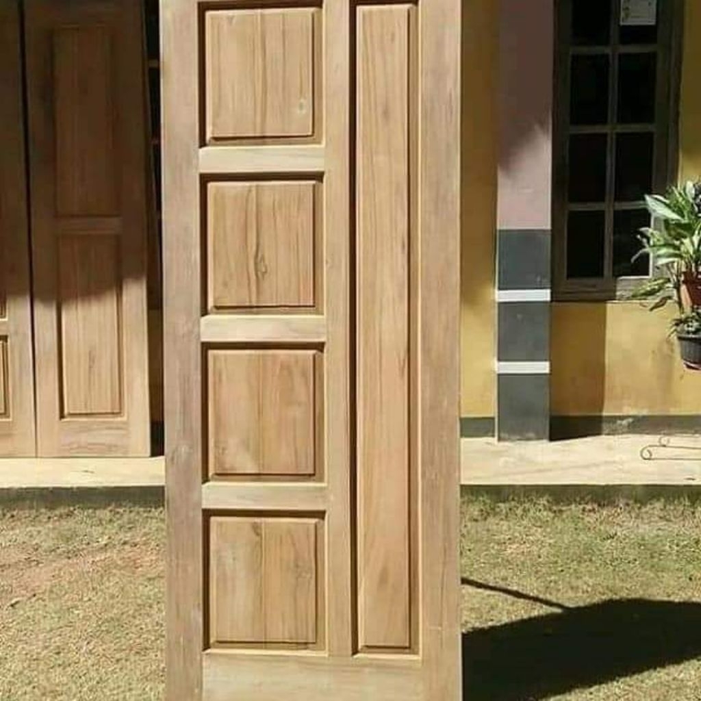 Pintu Kayu Meranti Tempah Ready Stock / Pintu Rumah / Pintu Kamar Custom Model Ukuran