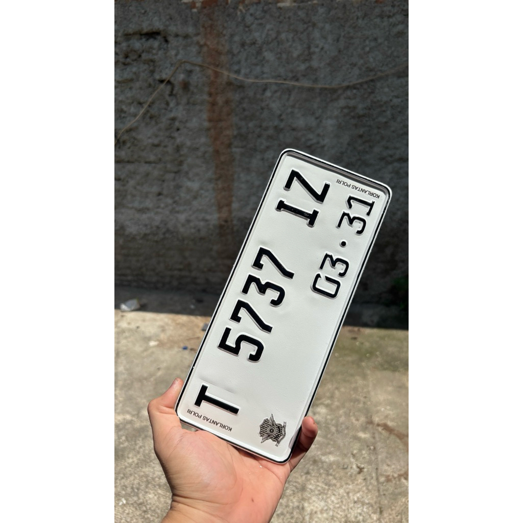 Plat Motor Standar
