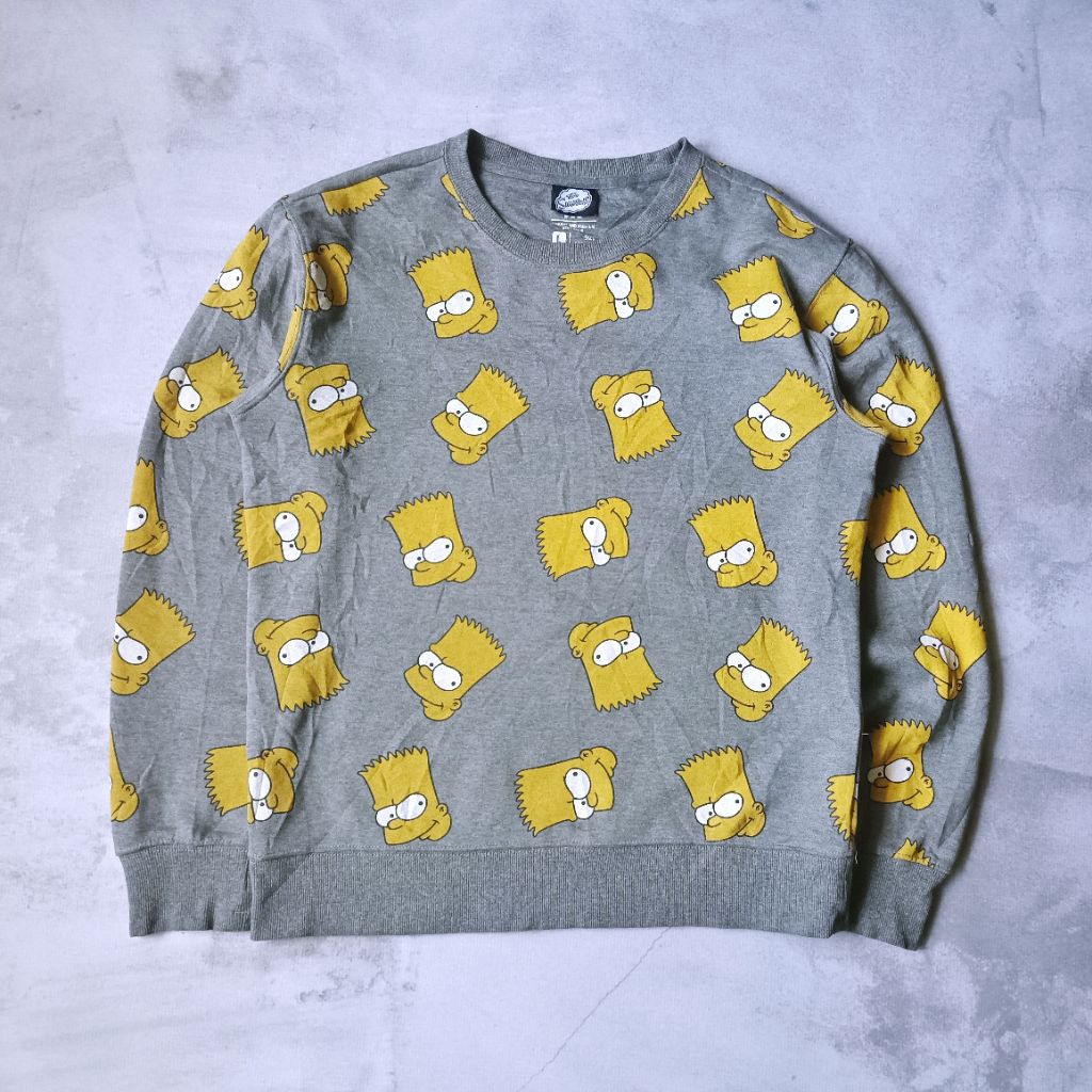 Crewneck Graphic Tee x The Simpson Grey