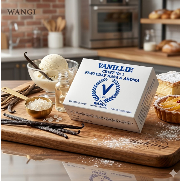 VANILI BUBUK 2 GRAM X 100 PCS (BOX) SUPER WANGI