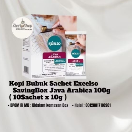 Kopi Bubuk Sachet Excelso Java Arabica| Coffee Ground Sachet Excelso Java Arabica 100g
