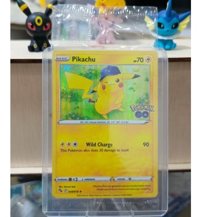 KARTU PROMO CARD PIKACHU POKEMON GO