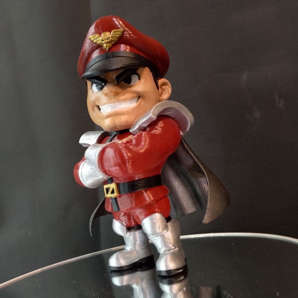 Figure Chibi Street Fighter M.Bison Print 3D