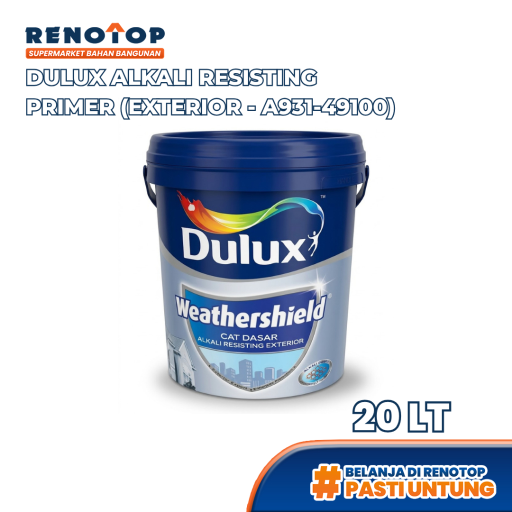 Renotop Dulux Alkali Resisting Primer Cat Dasar Tembok 20L Pilihan Tipe