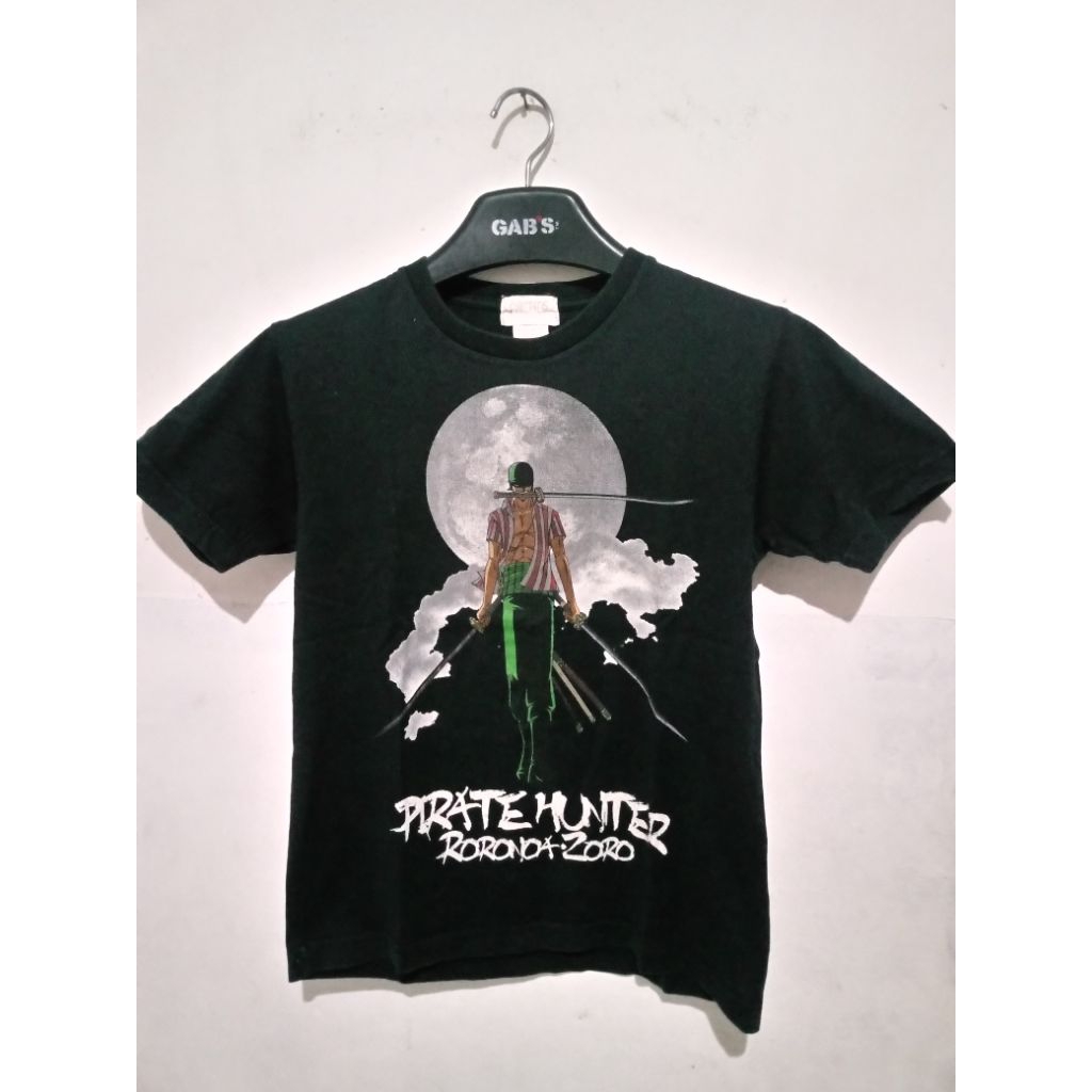 Kaos T-shirt Anime Japan Brand One Piece Zoro Rare