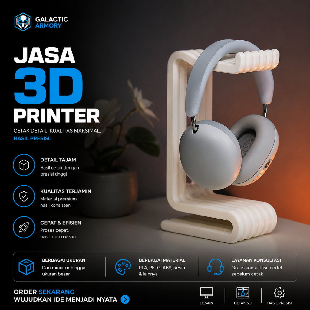 [JASA 3D PRINTER] Jasa 3D Printer |  Print 3D Custom | Cetak 3D Action Figure | 3D Model | 3D Printi
