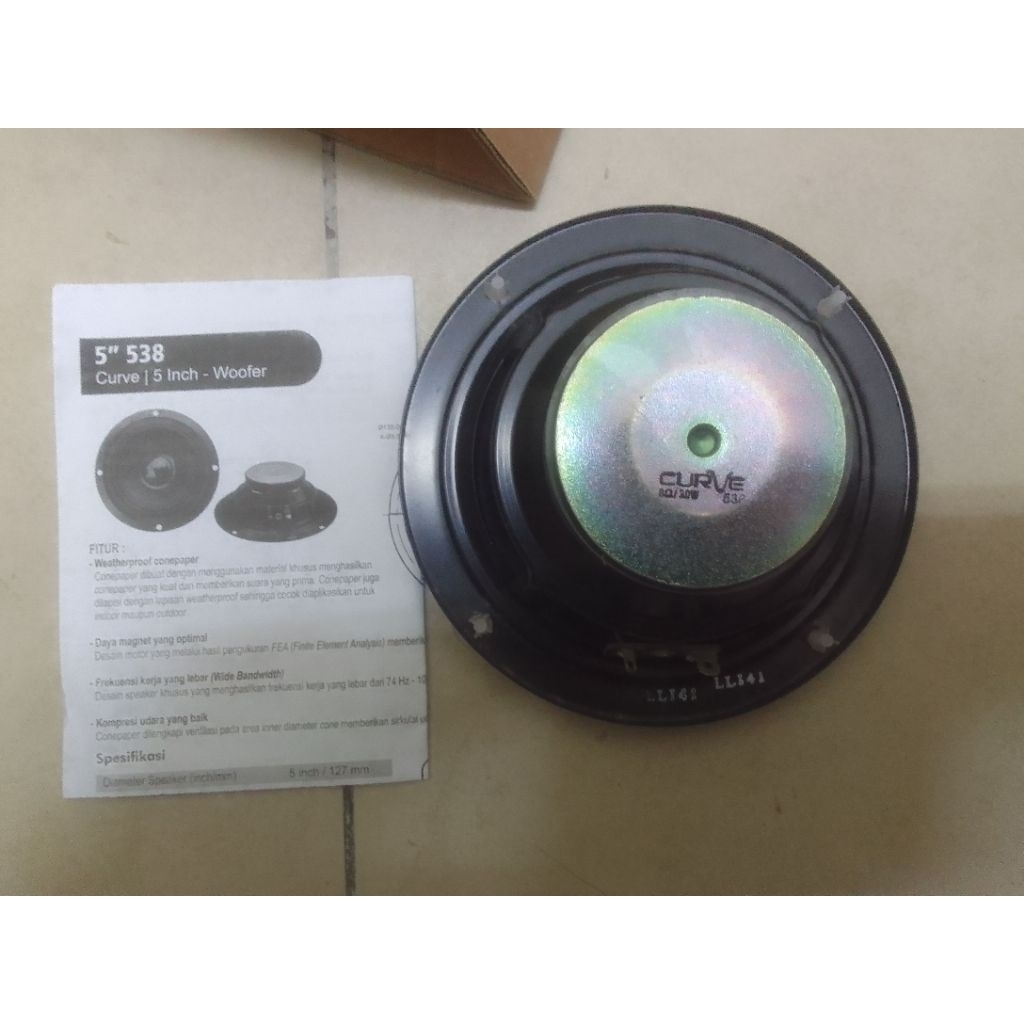 SPEAKER 5 inch CURVE 538 WOOFER
