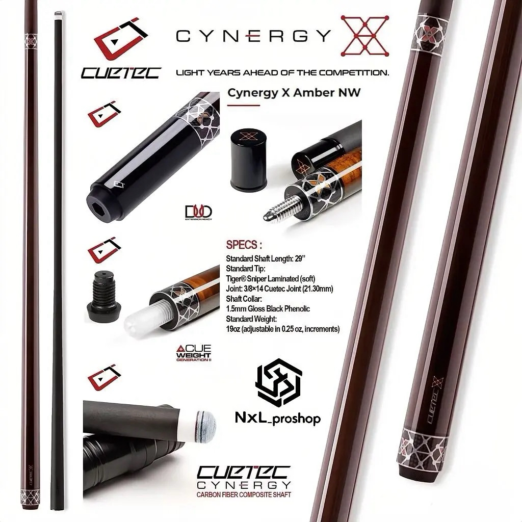 Cuetec X Amber Premium cue Segel