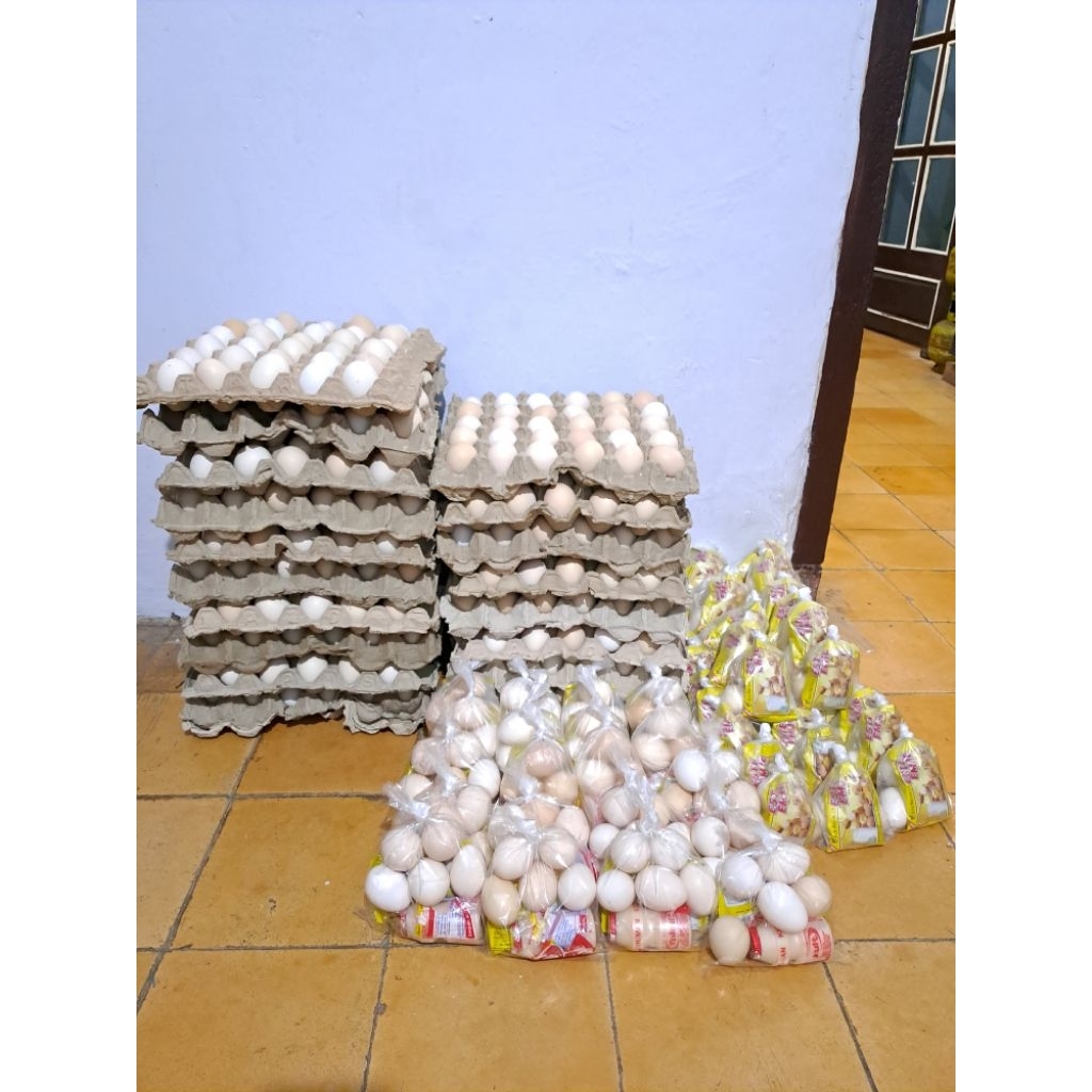 (6 butir) telur jamu, telur ayam kampung, telur omega