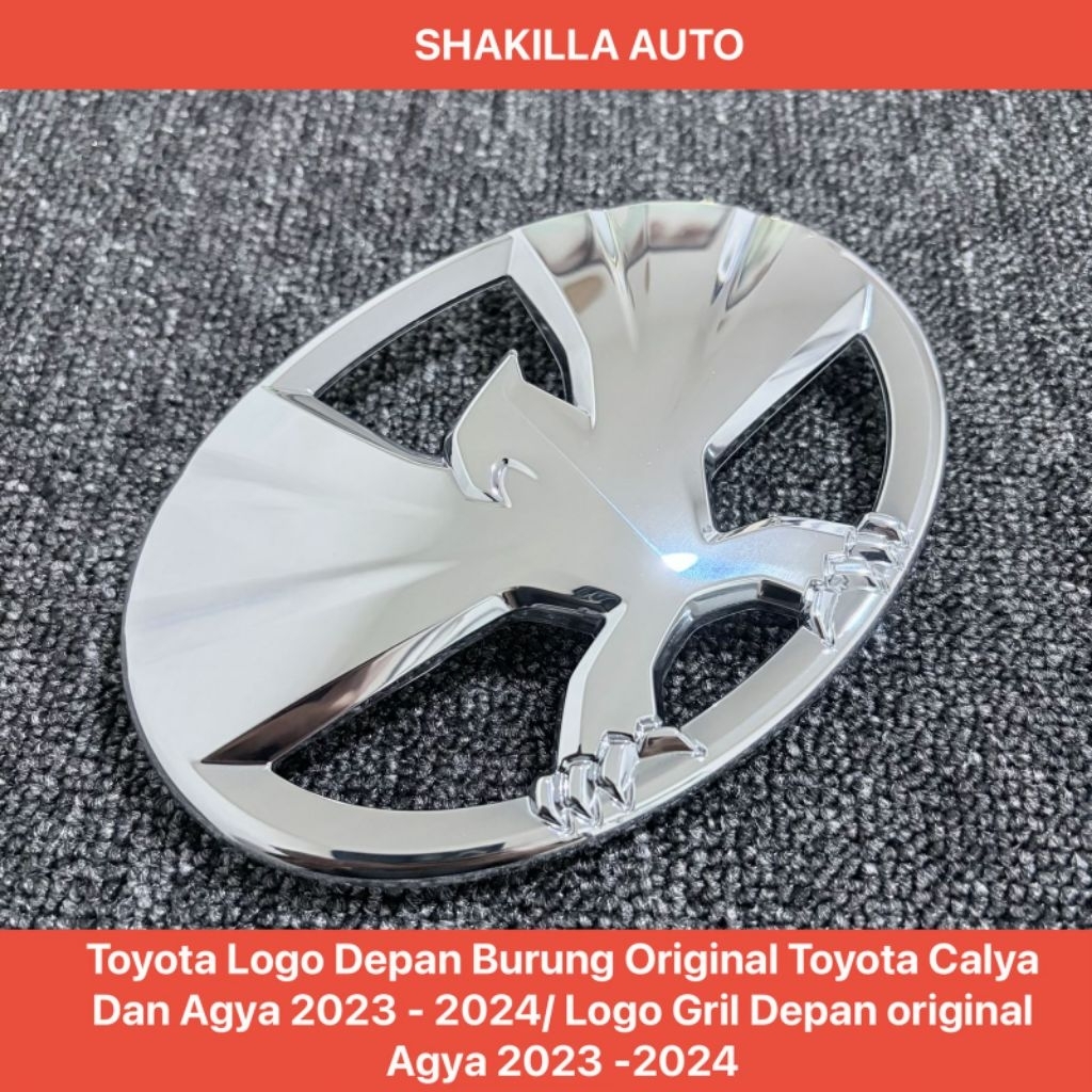logo depan Toyota logo burung original Toyota calya dan Toyota Agya 2023 2024
