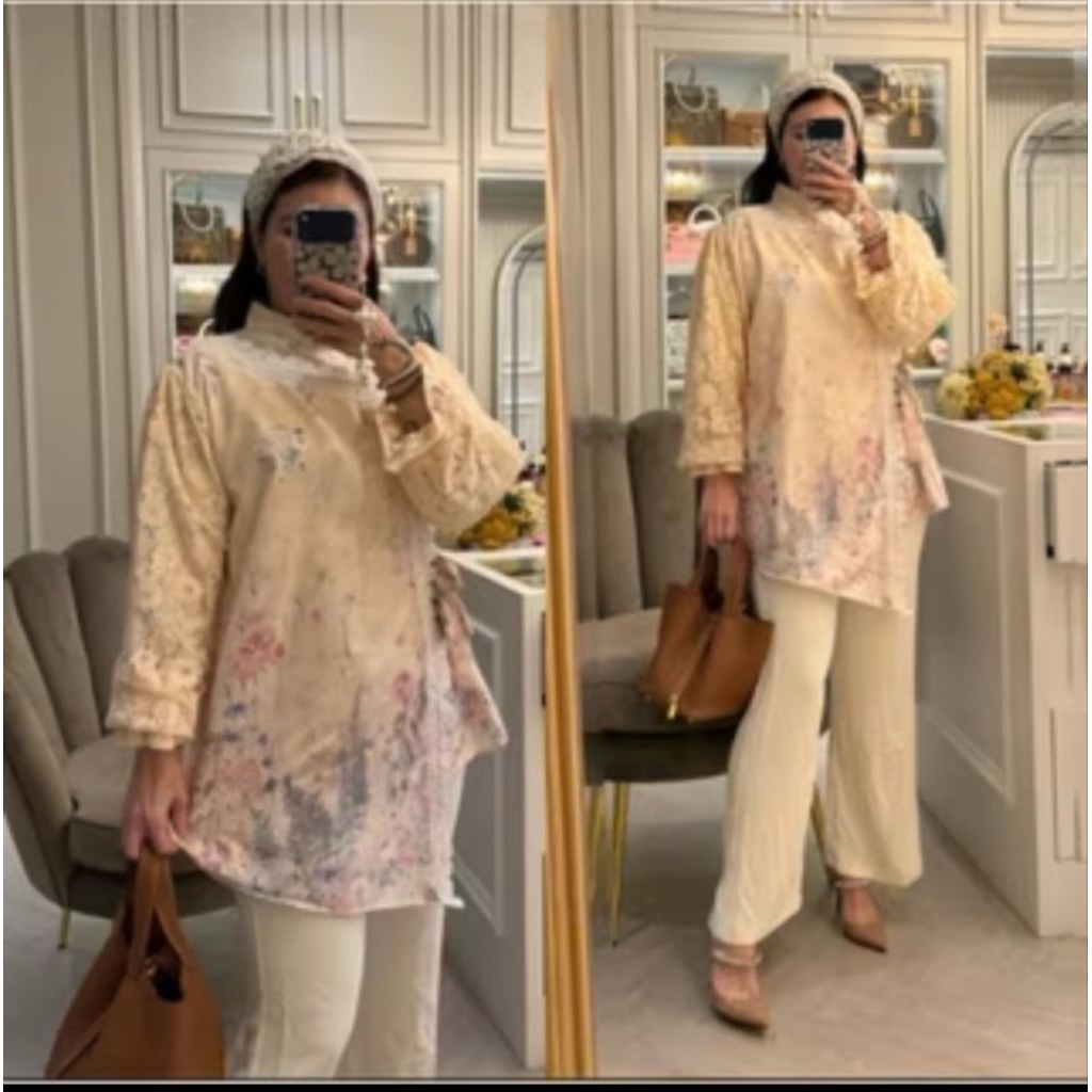 SALE Atasan Brukat Mejiwang New/KATUN MJ LD 115/MEIJIWANG ATASAN KEKINIAN/ATASAN BLOUSE /ATASAN REND