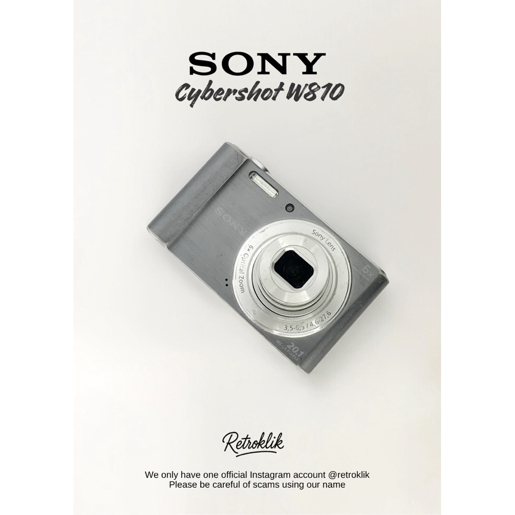 Kamera Digicam Sony Cybershot W810