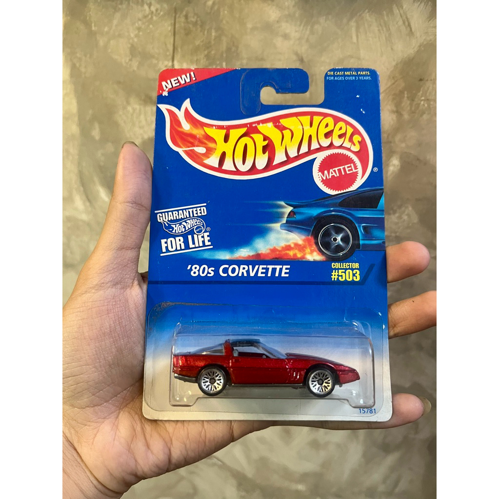 Hot Wheels Blue Card - 80s Chevrolet Corvette