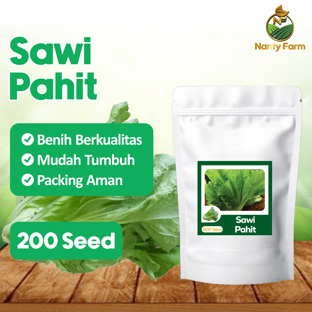 200 Benih Sawi Pahit - Bibit Sayur Sawi Pahit