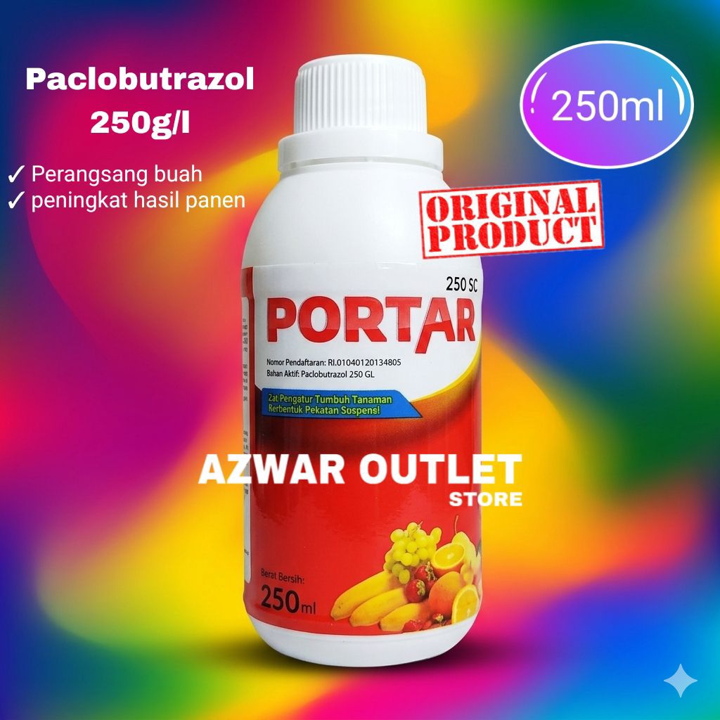 Portar 250ml | zat pengatur tumbuh (ZPT) paclobutrazol untuk tanaman