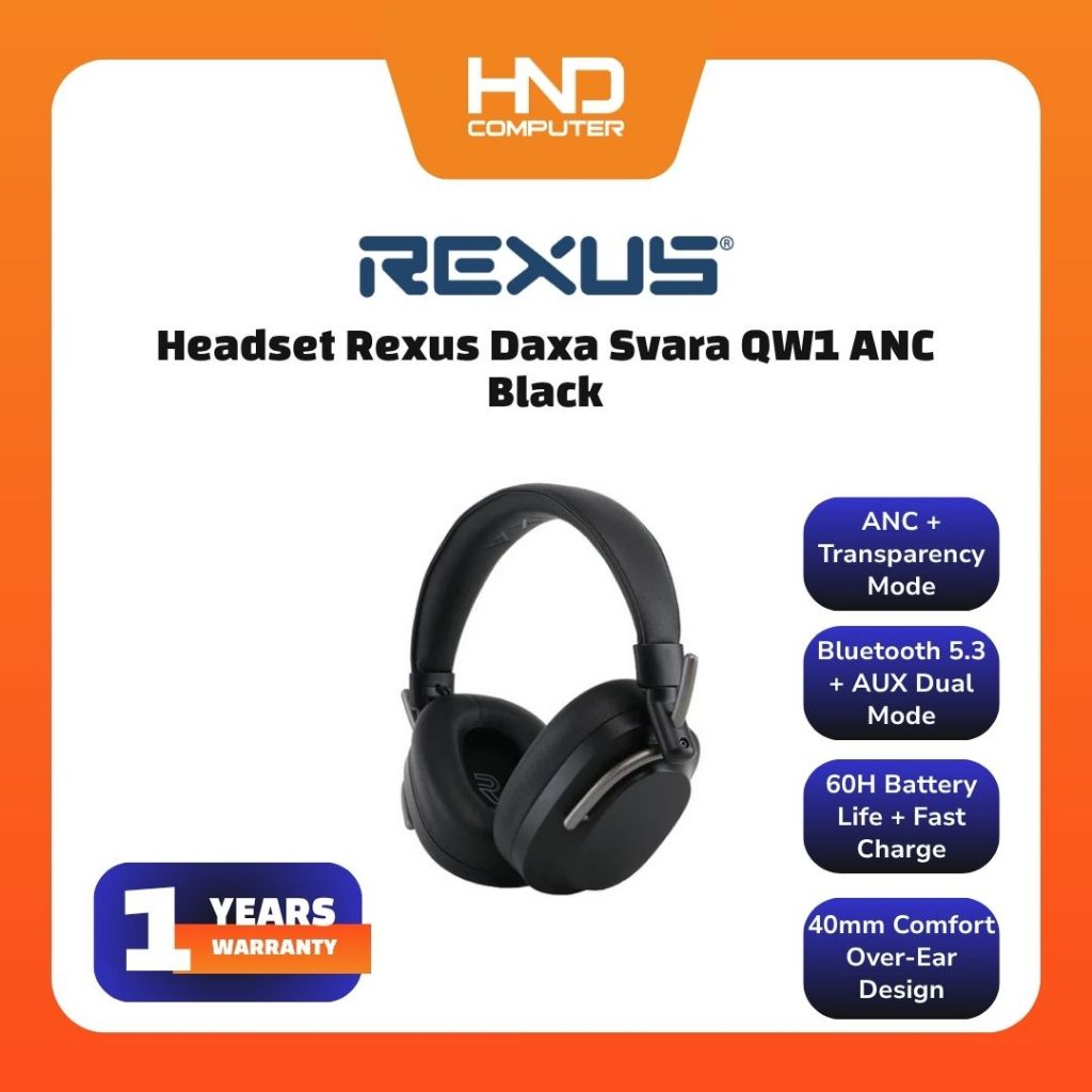 Rexus Headset Daxa Svara - Black