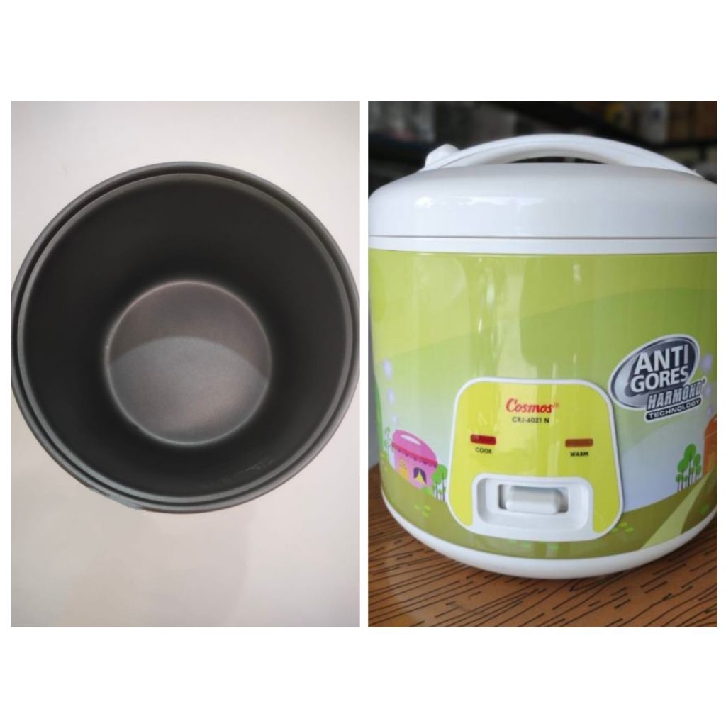 (PANCI SAJA) Panci Teflon Innerpot Utk Magic Com Cosmos CRJ 6021 & CRJ 6021 N