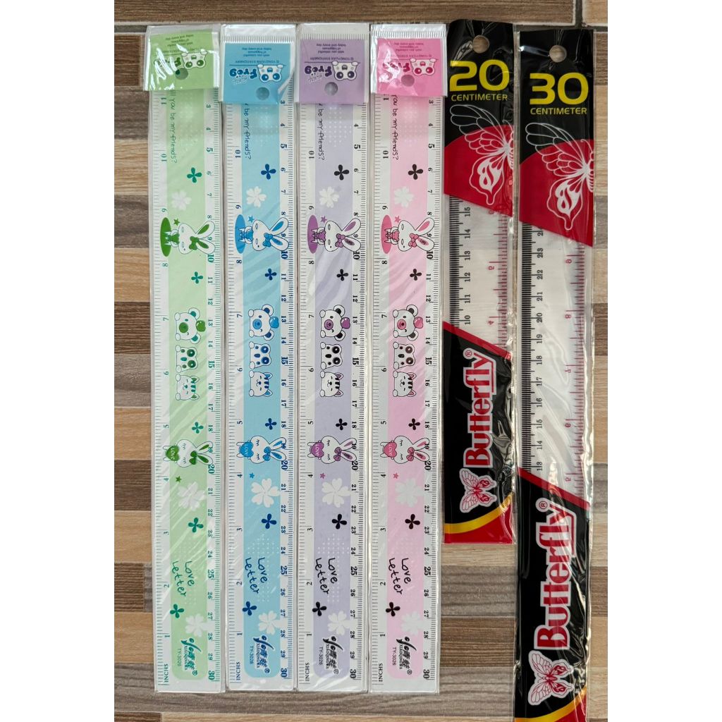 PENGGARIS 30 CM BESI DAN MIKA