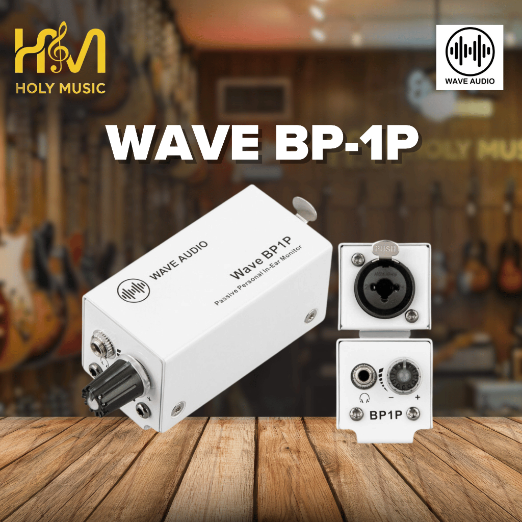 WAVE AUDIO BP-1P – Passive Personal In-Ear Monitor Bodypack